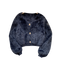 Soft Furry Thermal V-neck Cardigan