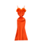 Furry Edge Knitted Slip Dress