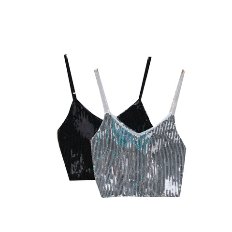 Party Shiny Sequin Camisole Top