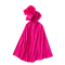 3d Floral Off-shoulder Pleated Dress