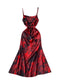 Vintage Tie-dye Floral Slip Dress