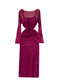 Mesh Dress&Slip Dress Elegant 2Pcs