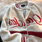 Lambswool Fleece Embroidered Baseball Jacket