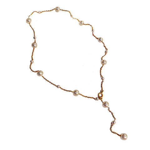 Full Star Pearl Tassel Necklace