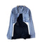 Denim Jacket&Furry Slip Dress 2Pcs