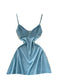 Sequin V-neck Pleated Slip Dress