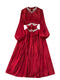 Rhinestone Tassel French Style Dress
