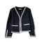 Vintage Loose-fitting Tweed Jacket