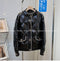 Glossy Lozenge Quilted Cotton Coat