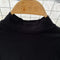 PU Slip Dress&Black Sweater 2Pcs
