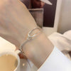 Irregular Design Knotted Chain Bracelet