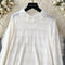 Lace Top&Sleeveless Knitted Dress 2Pcs