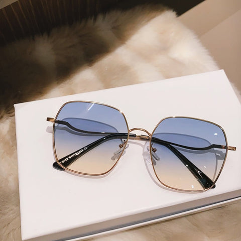 Metal Frame UV Protective Sunglasses