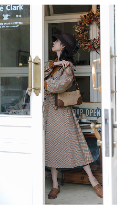 Vintage Double-breasted Trench Coat