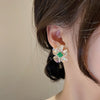 Exaggerated Acrylic Flower Earrings