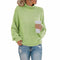 Thick Thread Solid Color Sweater