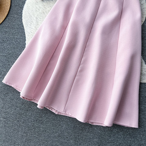 Round Neck Blazer&Skirt Elegant 2Pcs