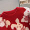 Christmas Bunny Thermal Sweater