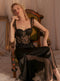 Ruffled Lace Patchwork Dress&Lounge Robe