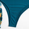 Bikini&Mesh Smock Printed 3Pcs Swimsuit
