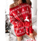 Christmas Jacquard Loose-fitting Knitted Dress