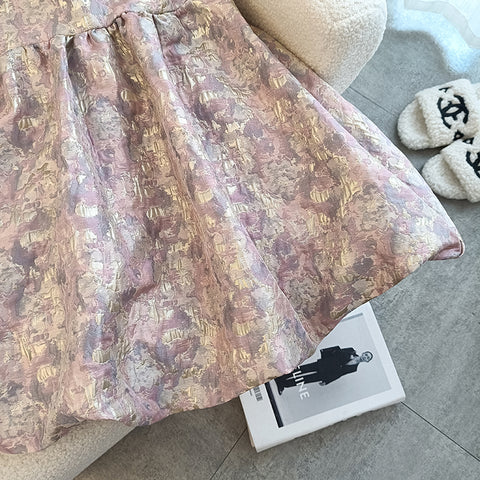 Premium Backless Floral Slip Dress