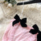 Sweetie Black Bow Slip Dress