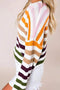 Loose-fit Colorful Striped Knitwear