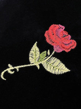 Vintage Rose Embroidery Slip Dress