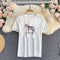 T-shirt&Skirt Floral Printed 2Pcs