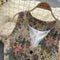 Courtly Oil Painting Floral Vest