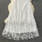 Embroidered Floral White Slip Dress