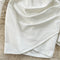 Ruffled V-neck Lace Cuff White Dress