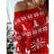 Christmas Jacquard Loose-fitting Knitted Dress