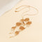 Niche Ginkgo Leaf Tassel Necklace