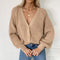 Flared Sleeve Single-breasted Cardigan