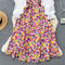 Floral Camisole Dress&Cardigan 2Pcs