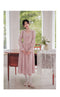 Fairy Pink Pleated Velvet Dress
