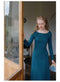 Elegant Slim-fitting Cavy Knitted Dress