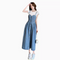 Vintage Dark Blue Denim Slip Dress