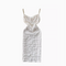 High-end Embroidered Sequined Slip Dress