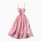 Fairy 3d Pink Rose Slip Dress