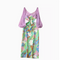 Niche Colorful Patchwork Printed Dress