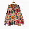 Colorful Scrawl Loose-fit Cardigan