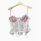 White Lace Patchwork Fishbone Camisole