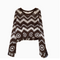 Hollow Crochet Fringed Wave Knitwear