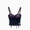 Hottie Embroidered Bow Fishbone Camisole