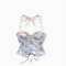 Courtly Floral Printed Halter Lingerie