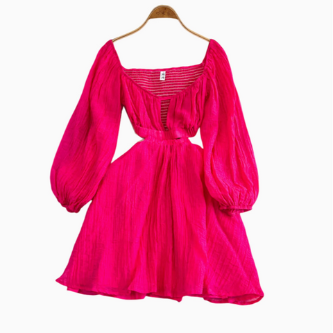 Sexy Low-cut Puffy Short Dress