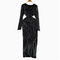 Premium Beaded Mesh Hip-wrapping Dress